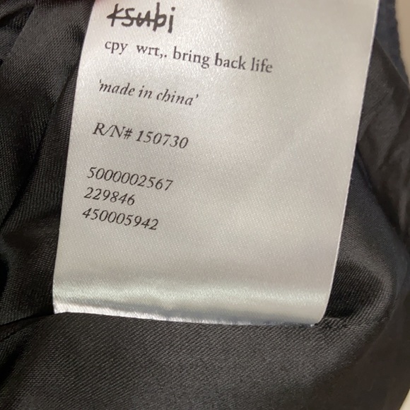 KSUBI BLACK TRENCH WOOL COAT - Picture 7 of 16